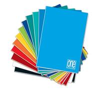 Blasetti One Color - Cuaderno formato A4, Maxi cuadernos con Jolly Page, Pack 10 Libretas, Papel de 80gr, Portada monocromática - Rayado 0B - rayas con márgenes para 3° de primaria