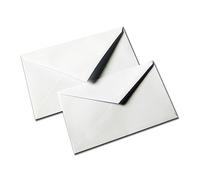 Blasetti Sobre para Invitación - Sobres Campidoglio para envío de cartas, felicitaciones o invitaciones, Paquete de 500 Piezas, Color Blanco, Formato 75x112 mm, Solapa Puntiaguda Engomada