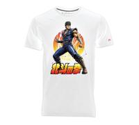 Blasfemus Camiseta de hombre Kenshiro, dibujos animados de los años 80, manga anime japonés Hokuto No Ken, Color blanco., M