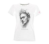 Blasfemus Camiseta de mujer - Frida Kahlo oficial estilo Sketch Art (blanco/negro, M)