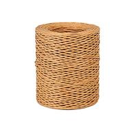 BLASHRD 1.0Mm MarróN EncuadernacióN Floral Envoltura de Alambre Guita Hecho una Mano Papel de Alambre de Hierro RatáN para de Flores (Longitud: 210M)