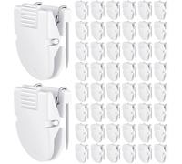BLASHRD 50 Clips para Cubículos, Accesorios para Paneles de Tela, Separadores de Tela, Clips de Pared para Fotos de Oficina, para Notas y Recordatorios.