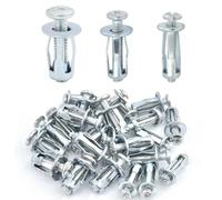BLASHRD 9 Piezas Tuerca de PéTalo de Tornillo de ExpansióN, -20, M5-25, M6-25 Tuerca de Metal con Forma de PéTalo, Tuercas Jack Tuercas de PéTalo Tuerca de ExpansióN