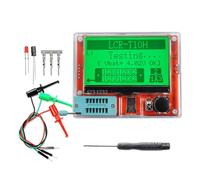 BLASHRD Comprobador de Transistores Digitales Multímetro Diodo Triodo Medidor de Capacitancia MOS/PNP/NPN LCR Pantalla LCD