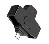 BLASHRD CSCR3 Lector de Tarjetas Inteligente Tipo-C DeclaracióN de Impuestos Bancarios Tarjeta SIM/Tarjeta IC Lector de Tarjetas de IdentificacióN