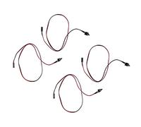 BLASHRD Paquete de 4 2 SW PC Cable de Alimentación Encendido/Apagado Botón Pulsador ATX