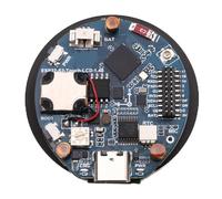 BLASHRD Placa de Desarrollo XiaoZhi AI Voice Chat ESP32 S3, Pantalla LCD Redonda de 1,46 Pulgadas, QMI8658/SD/MP3, Puerto de Audio/Batería, LVGL, B
