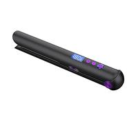 BLASHRD Plancha y Rizador de Cabello Recargable por USB PortáTil con Banco de EnergíA Varita de Cabello Plano de Viaje Alisado InaláMbrico B