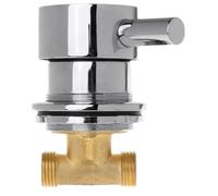 BLASHRD VáLvula Mezcladora de Agua FríA y Caliente G1/2 Pulgadas, Mezclador TermostáTico, Grifo de 2 Entradas y 1 Salida para Cuarto de Ducha