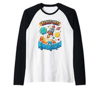 Blast Off To Kindergarten First Day of School Camiseta Manga Raglan