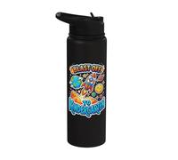Blast Off To Kindergarten First Day of School Stainless Steel Insulated Water Bottle