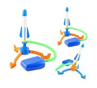 Blasters Rocket Launcher - Pedal-Powered Outdoor Rocket Toy, Long-Range Activity, Interactive Backyard Lawn Patio Play, Durablee Fun Toy Set | Gift For Children Boys Girls Outdoor Entertainmen