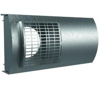 Blauberg Terminal exterior combinado para instalaciones de la serie KOMFORT - cromo - 180 mm - 8101601