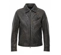 Blauer 2313-7336 BLACK LEATHER JACKET, Negro , XL