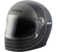 Blauer 80's 06 Casco, negro-gris-plata, tamaño S para Hombres