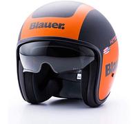 Blauer Pilot 1.1 G Graphic Casco Jet, negro-naranja, tamaño S para Hombres