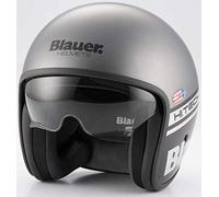 Blauer Pilot 1.100 Casco de jet, gris, tamaño S para Hombres