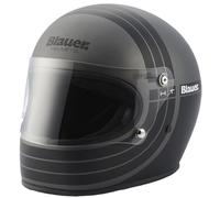 Blauer 80's casco, negro-plata, tamaño L para Hombres