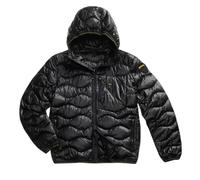 Blauer Chaqueta de plumón ondulado negro Wave talla M