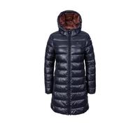 Blauer Chaqueta larga impermeable Trench acolchada de guata para mujer, Micro Rip, modelo Adelaide 25WBLDK02069 (IT, Testo, M, Regular, Regular, 888RU azul int. óxido)