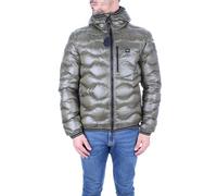 Blauer Chaquetas cortas acolchadas pluma chaqueta hombre, Oliva Oscuro, XL