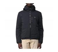 Blauer Chaquetas cortas con acolchado de pluma/guata Chaqueta acolchada para hombre, Negro , XXL