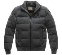 Blauer College Chaqueta textil de motocicleta, gris, Talla L