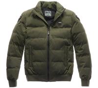 Blauer College Chaqueta textil de motocicleta, verde, Talla M