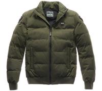 Blauer College Chaqueta textil de motocicleta, verde, Talla S