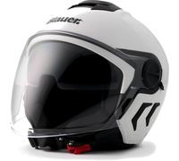 Blauer Demi Jet DJ-01 Monocolor Casco Jet, Bianco, M (56/58)