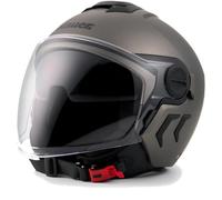 Blauer Demi Jet DJ-01 Monocolor Casco Jet, Grigio Opaco, L (58/60)