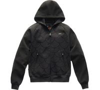 Blauer Easy Man Fish Sudadera con capucha impermeable con cremallera para motocicleta, negro-rojo, tamaño S para Hombres