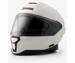 Blauer FF-01 Monocolor Casco, Blanco, Talla M (56/58)