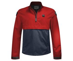 Blauer H.T. Spring Pull Man Chaqueta de tela de motorista Rojo/Azul S hombres