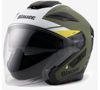 Blauer JJ-01 Casco Jet, verde mate, Talla XS (52/54)