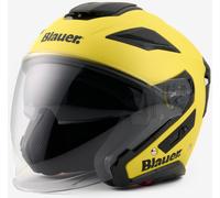 Blauer JJ-01 Monocolor Casco Jet, amarillo mate, Talla XS (52/54)