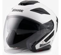 Blauer JJ-01 Monocolor Casco Jet, Blanco, Talla M (56/58)