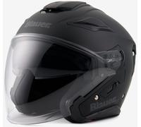 Blauer JJ-01 Monocolor Casco Jet, negro, tamaño XL para Hombres