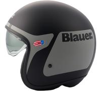 Blauer Pilot GO Casco Jet, negro-gris-plata, tamaño XL para Hombres