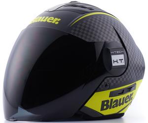 Blauer Real HT Graphic B Casco Jet, negro-amarillo, tamaño XS para Hombres