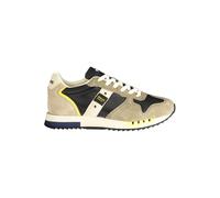 Blauer - Sneaker de Poliéster Verde con Cordones- Detalles de Contraste- Aplicación- Logotipo - Shoes - Hombre - Multicolor - 41 EU -