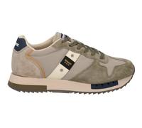 Blauer Sneaker Queens Suede/Tejido Military/Taupe, Verde Militar E Gris, 40 EU
