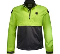 Blauer Spring Pull Chaqueta textil para motocicletas, amarillo/azul, Talla M
