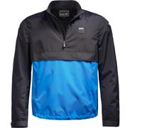Blauer Spring Pull Chaqueta textil para motocicletas, Azul oscuro/azul claro, Talla L