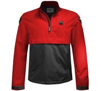Blauer Spring Pull Chaqueta textil para motocicletas, rojo/azul, Talla M