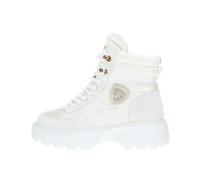 Blauer. U.S.A. Zapatillas de mujer blanco F4BLANCA03/NYP Tejido Idro F.Goma Forro Lana, Color blanco., 40 EU Larga
