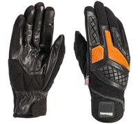 Blauer Urban Sport Guantes de motocicleta, negro-naranja, tamaño XS para Hombres