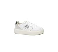 Blauer VENUS04 White Black Bianco Scarpe Donna Sneakers Pelle Lacci 40