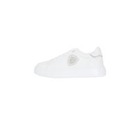 Blauer Zapatillas blancas para mujer con escudo de pedrería, Color blanco., 41 EU