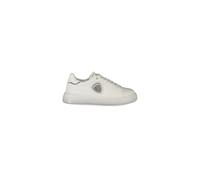 Blauer - Zapatillas de Cuero con Rhinestones Plateados - Shoes - Mujer - Blanco - 36 EU -